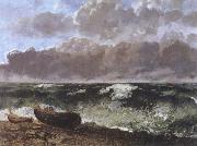 Gustave Courbet The Stormy Sea oil on canvas